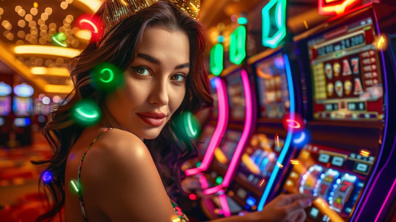 Pemain merayakan kemenangan besar pada slot online di m11too